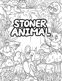 Stoner Animal Coloring Book - 3