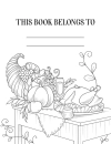 Thanksgiving Tints Coloring Book - thumbnail - 4