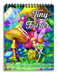 Tiny Fairies Coloring Book - 2