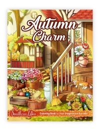 Autumn Charm Coloring Book - 1