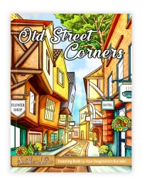Old Street Corners Coloring Book - 1