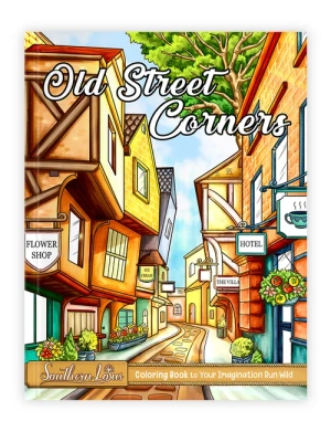 Old Street Corners Coloring Book