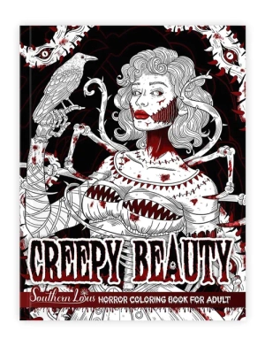 Creepy Beauty Coloring Book