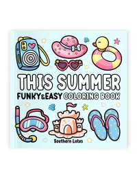 This Summer Funky & Easy Coloring Book - 1