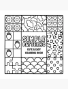 Simple Pattern Cute & Easy Coloring Book - thumbnail - 4