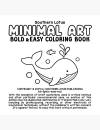 Minimal Art Bold & Easy Coloring Book - thumbnail - 4