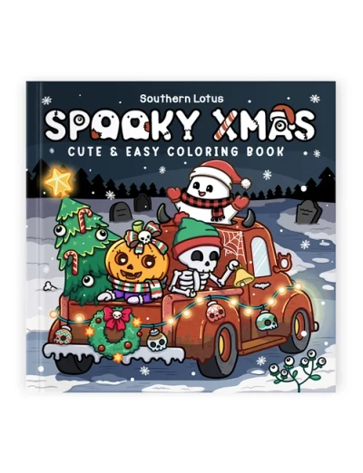 Spooky Xmas Coloring Book