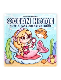 Ocean Home Cute & Easy Coloring Book - 1