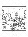 Spooky Xmas Cute & Easy Coloring Book - thumbnail - 4