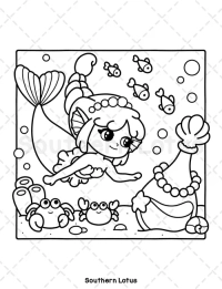 Ocean Home Cute & Easy Coloring Book - 5