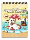 Spooky Summer Cute & Easy Coloring Book - thumbnail - 2