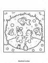 Little Friends Cute & Easy Coloring Book - thumbnail - 4