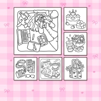 Girl Things Coloring Book - 2