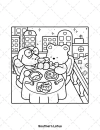 Fuzzy In Love Cute & Easy Coloring Book - thumbnail - 4