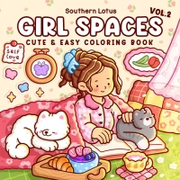Girl Spaces Vol.2 Coloring Book - 1