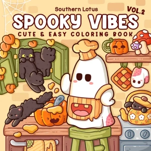 Spooky Vibes Vol.2 Coloring Book
