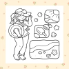 Girl Spaces Vol.2 Coloring Book - thumbnail - 4