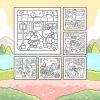 Fuzzy Cuties Coloring Book - thumbnail - 2