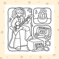 Girl Spaces Vol.2 Coloring Book - 6