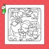 Funny Xmas Coloring Book - thumbnail - 3