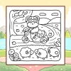 Fuzzy Cuties Coloring Book - thumbnail - 4