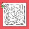 Funny Xmas Coloring Book - thumbnail - 4