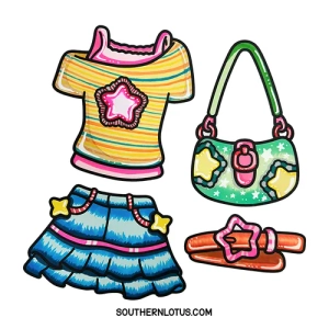 Gallery template image - Fashion Vibes, Bold and Easy Coloring Book, Download Free Pdf Printable Colouring Pages