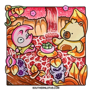 Gallery template image - Secret Forest, Cute and Comfy Coloring Book, Download Free Pdf Printable Colouring Pages