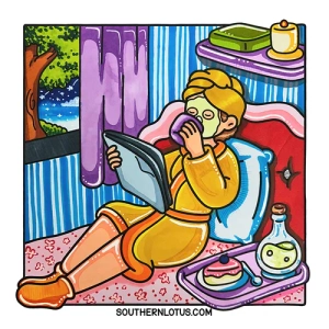 Gallery template image - Cozy Girl Life, Coloring for Adults, Download Free Pdf Printable Colouring Pages