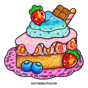 Gallery template image - Cute & Sweet, Relaxing Coloring Book for Adults, Download Free Pdf Printable Colouring Pages