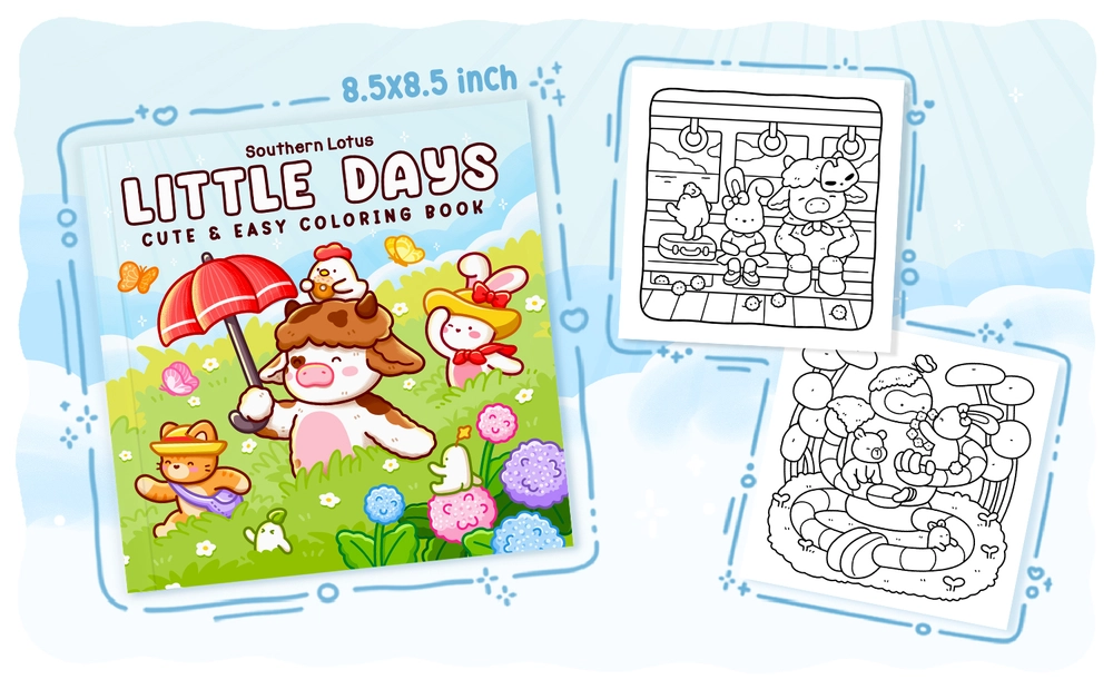 Little Days Coloring Book - content plus - 2