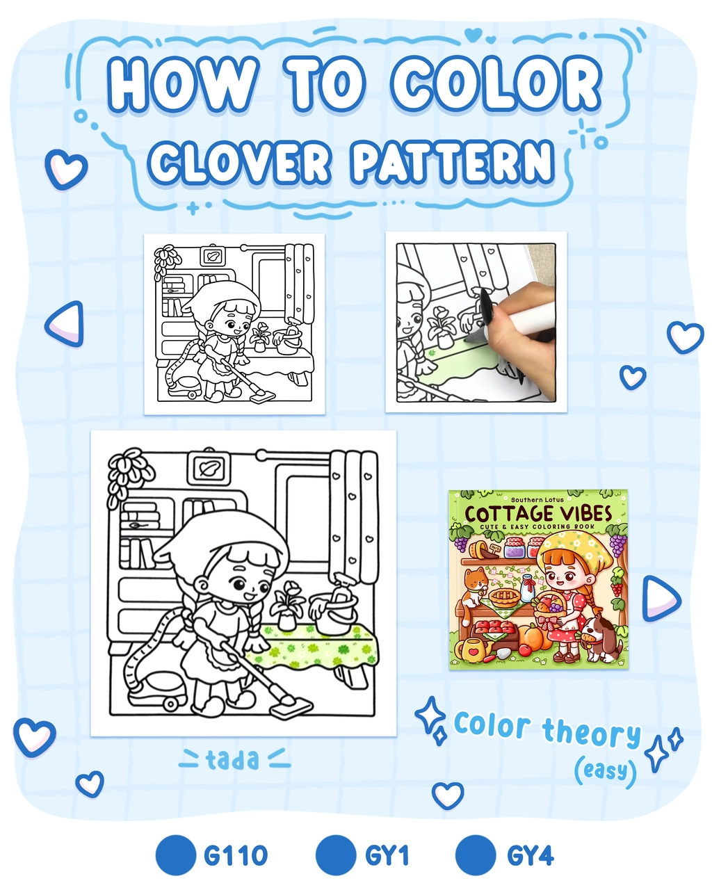 How to Color Clover Pattern
