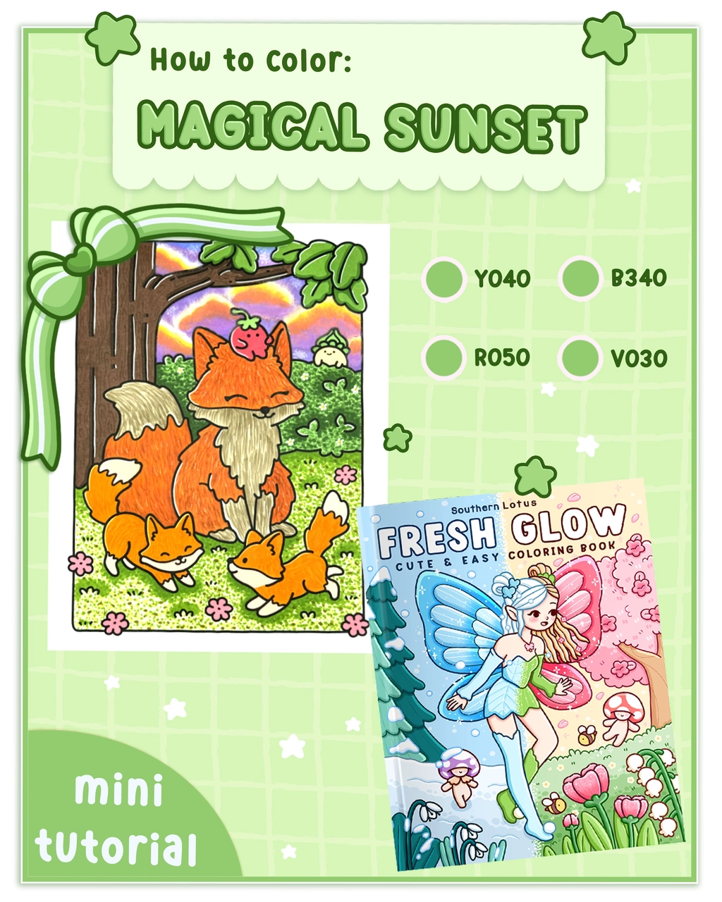 How to Color a Magical Sunset