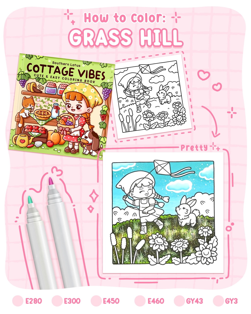 How to Color a Grass Hill