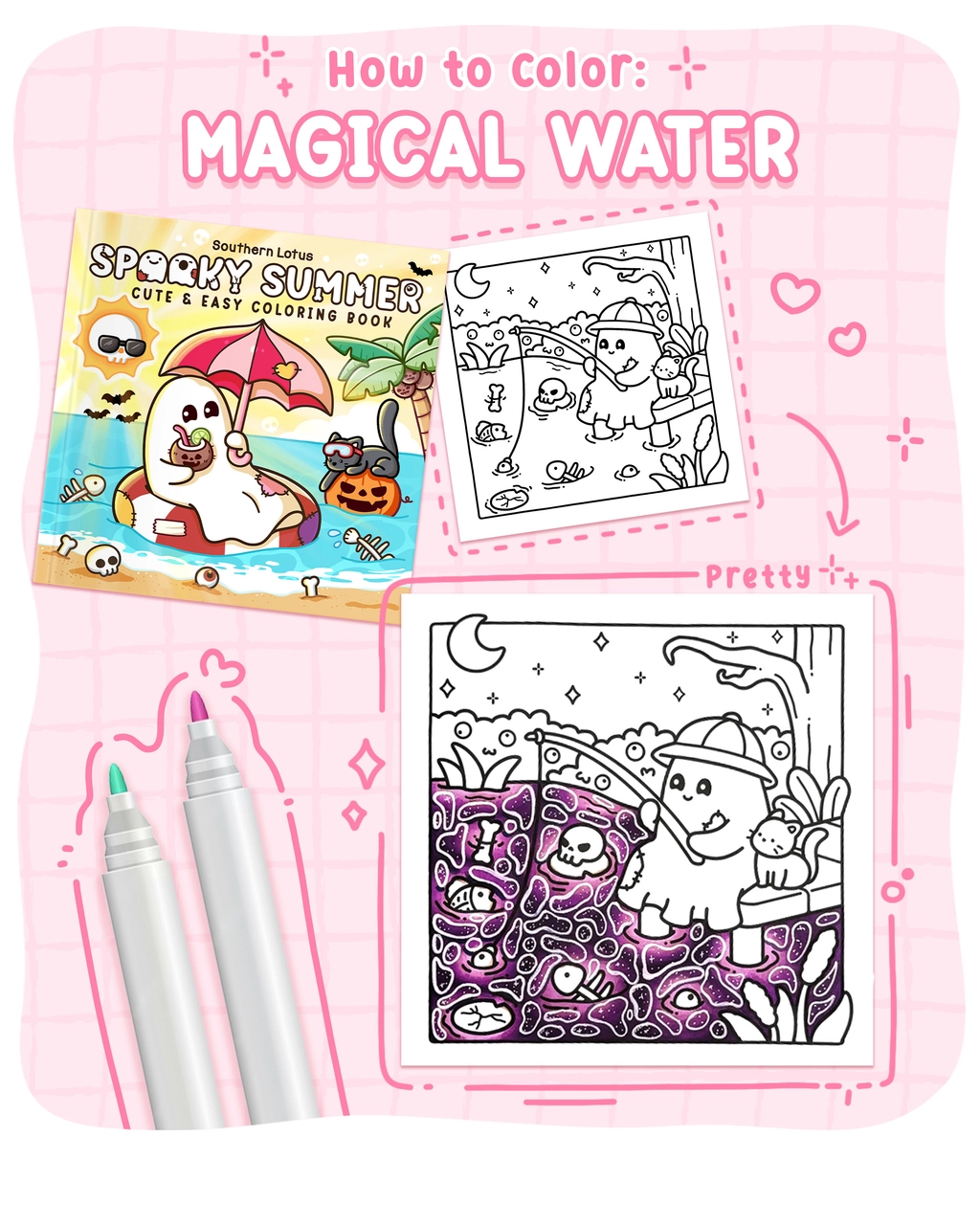 How to Color Magical Water