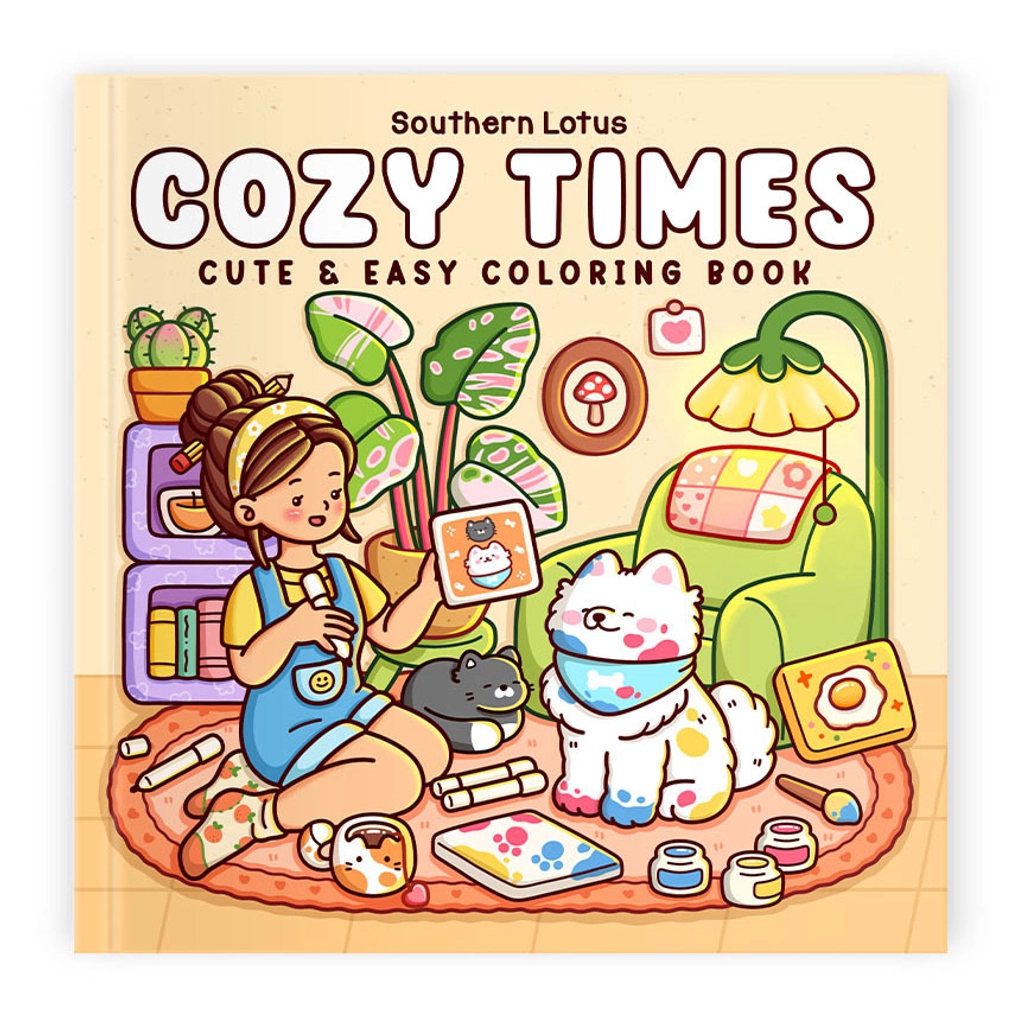 Cozy Times Coloring Book - Free Printable Coloring Pages for Adults and Teens