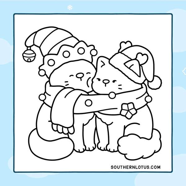 Comfy Vibes: Cozy Winter Girl Coloring Book - 3
