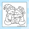 Comfy Vibes: Cozy Winter Girl Coloring Book - thumbnail - 3