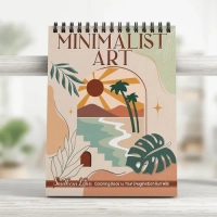 Minimalistisches Kunst Ausmalbuch - 4