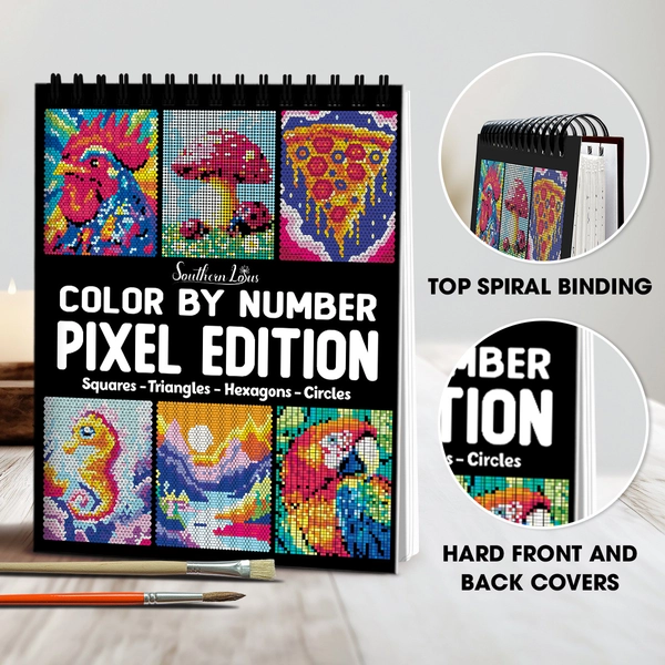 Color by Number Pixel Coloring Book - 2