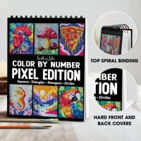 Color by Number Pixel Coloring Book - 2