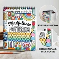 Color by Number Mindfulness Patterns Coloring Book - 2
