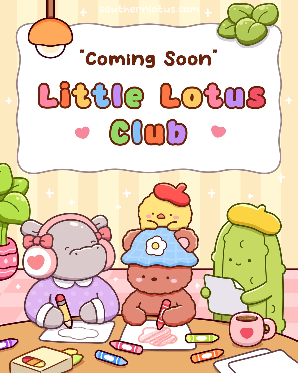 Little Lotus Club: Cozy Coloring Community is Coming Your Way