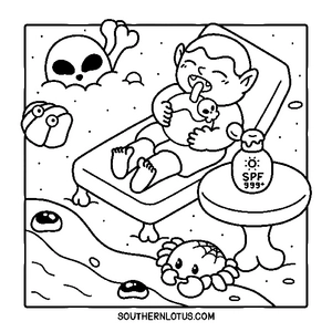 Free spooky-summer-cute-easy-coloring-book-1740713502655 - 0