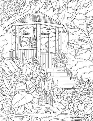Free Old Street Corners Coloring Book - 3