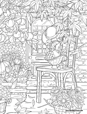 Free Autumn Charm Coloring Book - 0