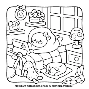 Free Breakfast Club Coloring Book - 1