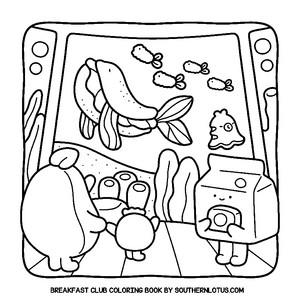 Free Breakfast Club Coloring Book - 4