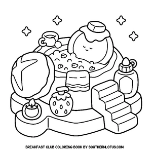 Free Breakfast Club Coloring Book - 8