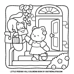 Free Little Friends Vol. 2 Coloring Book - 2